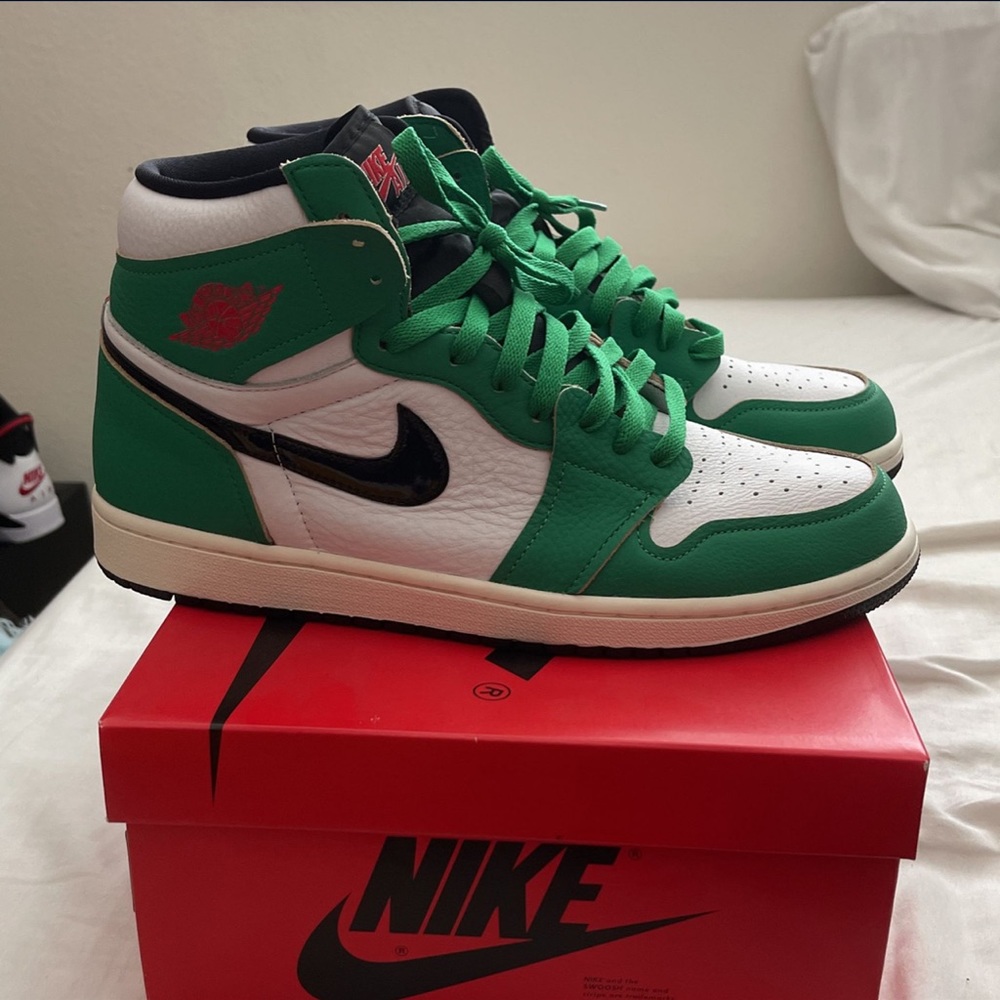 Wmns Air Jordan 1 Retro “Lucky Green”🟢🔴⚪️